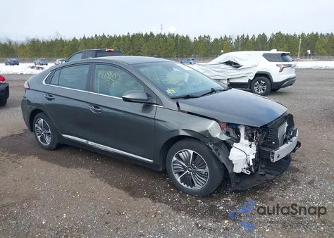 2021 Hyundai Ioniq Plug-In Hybrid Sel из США, поврежденный, VIN KMHC75LD9MU259584